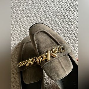 LV Suede leather loafer